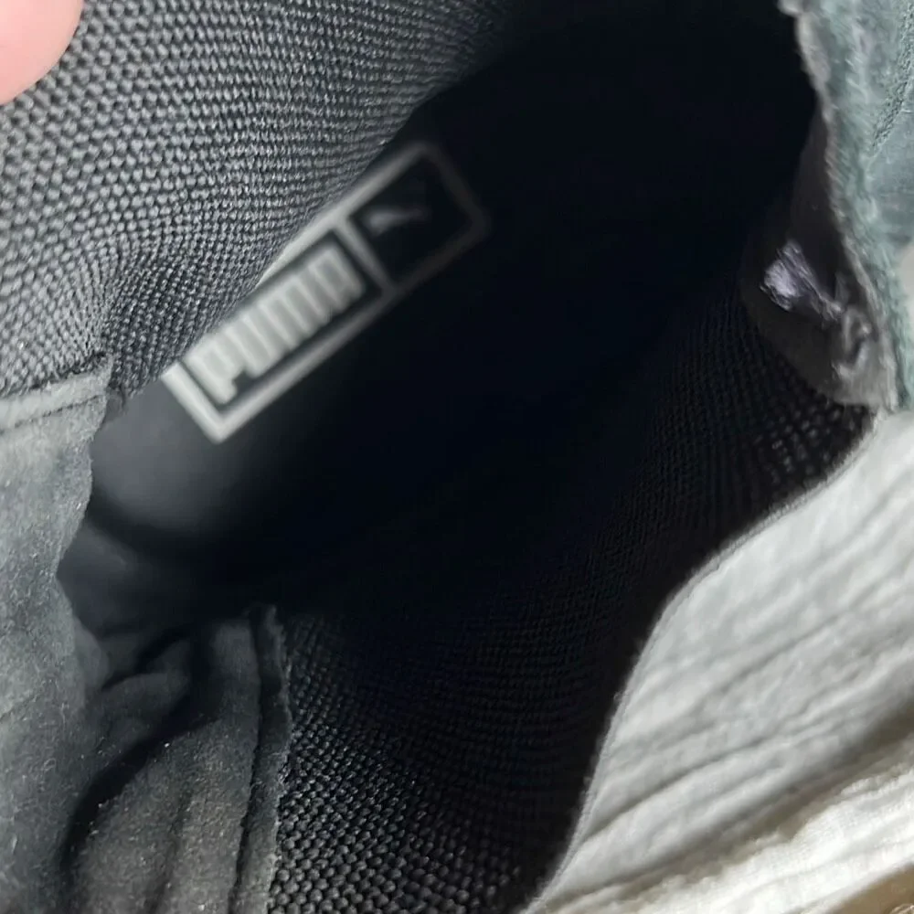 PUMA Mayze Platform Chelsea Boot Black Suede Size 8 - Picture 8 of 11